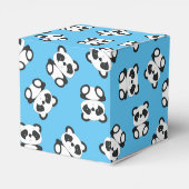Panda Bear Baby Dusche Geschenkschachtel (Rückseite)