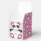 Panda Bear Baby Dusche Geschenkschachtel (Geöffnet)