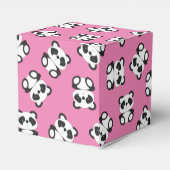Panda Bear Baby Dusche Geschenkschachtel (Rückseite)