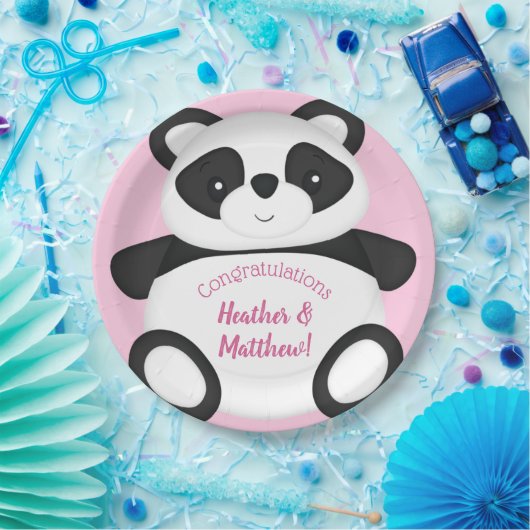 Panda Bear Baby Dusche Pappteller (Party)