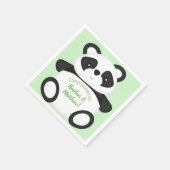 Panda Bear Baby Dusche Serviette (Ecke)