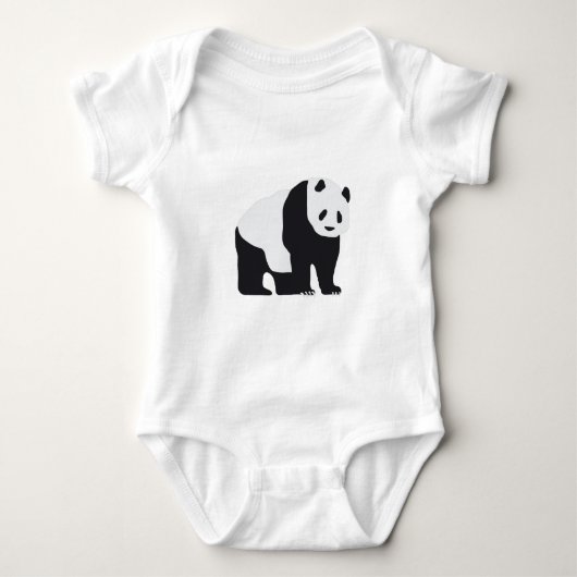 Panda Bear Baby Strampler (Vorderseite)