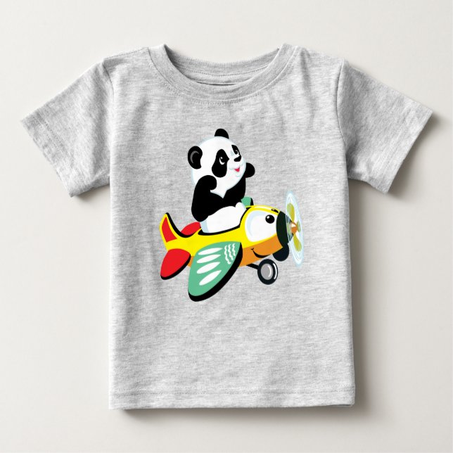 Panda Bear Baby T-shirt (Vorderseite)