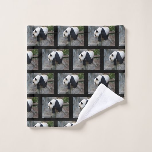 Panda Bear Bath Handtuch Set (Waschlappen)