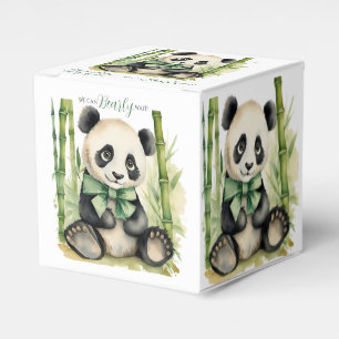 Panda Bear Bear Bearly Wait Baby Dusche Favor Box Geschenkschachtel