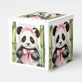 Panda Bear Bear Bearly Wait Girls Baby Showbox Geschenkschachtel (Vorderseite)