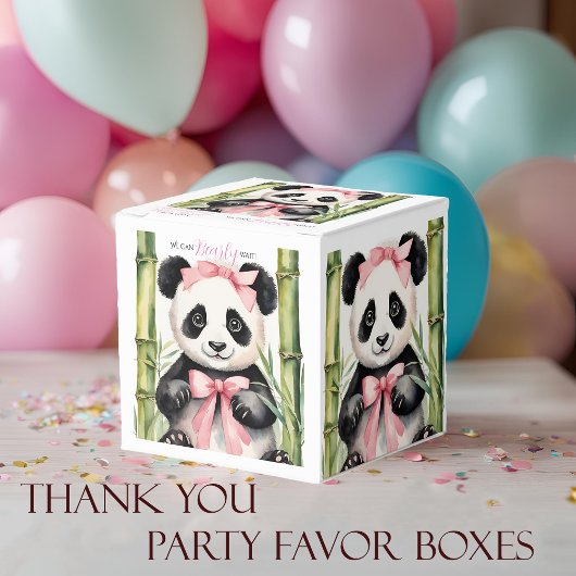 Panda Bear Bear Bearly Wait Girls Baby Showbox Geschenkschachtel