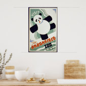 Panda Bear Besuch des Brookfield Zoo WPA Poster (Küche)