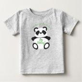 Panda Bear Big Brother Sister Baby T-shirt (Vorderseite)
