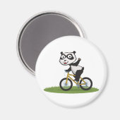 Panda Bear Biker Magnet (Vorderseite/Rückseite)