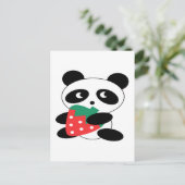 Panda bear Blank Postkarte (Stehend Vorderseite)