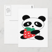 Panda bear Blank Postkarte (Vorne/Hinten)
