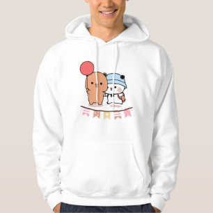 PANDA BEAR, bubu und dudu hugs Liebe Ballon Hoodie