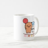PANDA BEAR, bubu und dudu hugs Liebe Ballon Kaffeetasse (VorderseiteRechts)