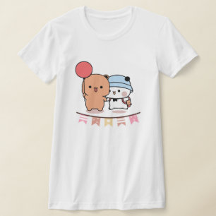PANDA BEAR, bubu und dudu hugs Liebe Ballon T-Shirt