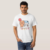 PANDA BEAR, bubu und dudu hugs Liebe Ballon T-Shirt (Vorne ganz)