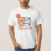 PANDA BEAR, bubu und dudu hugs Liebe Ballon T-Shirt (Vorderseite)