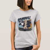 Panda Bear Bus Crash T-Shirt (Vorderseite)