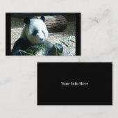 Panda Bear Business Cards Visitenkarte (Vorne/Hinten)