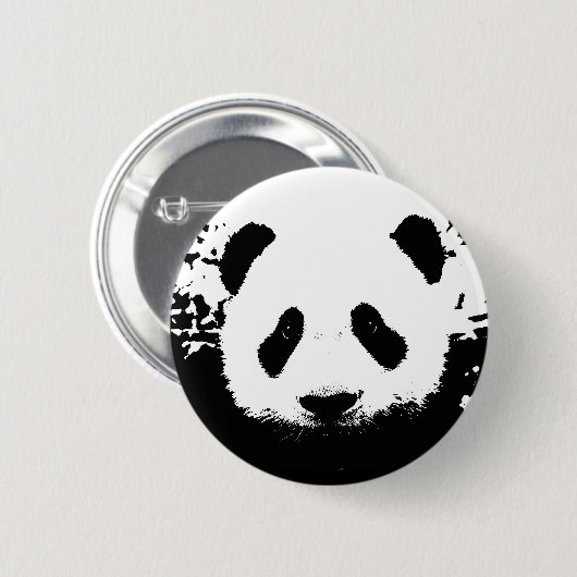 Panda Bear Button (Vorne & Hinten)