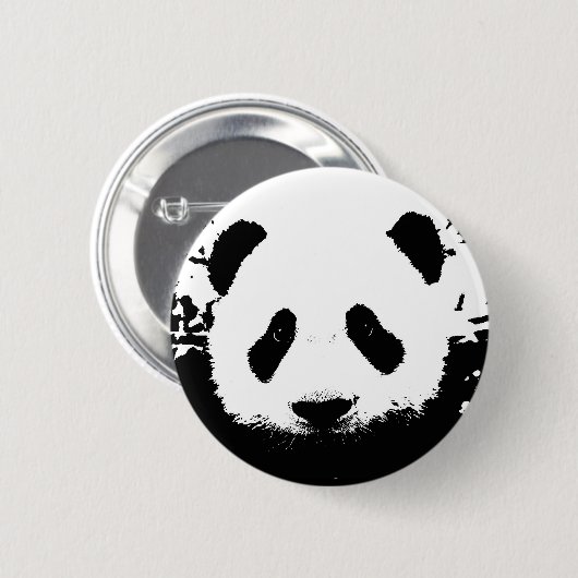 Panda Bear Button (Vorne & Hinten)