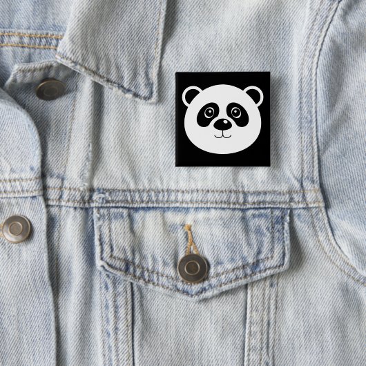 Panda Bear Button Abzeichen Button (Beispiel)