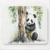 Panda Bear by Tree Mousepad (Vorne)
