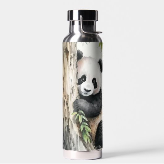 Panda Bear by Tree Trinkflasche (Links)