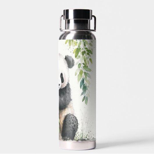 Panda Bear by Tree Trinkflasche (Rückseite)