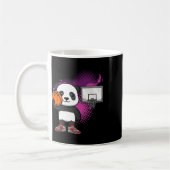 Panda Bear Bysketbyll Player Animal Lover Hoops Dr Kaffeetasse (Links)