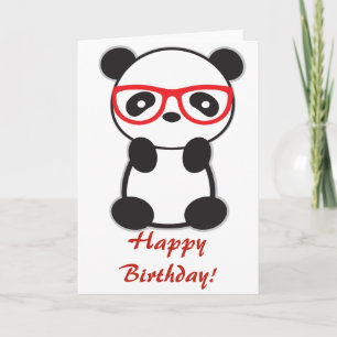 Panda Bear Card Karte