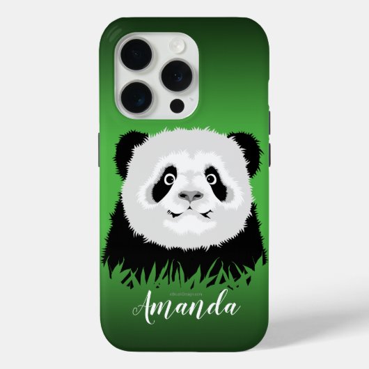 Panda Bear Case-Mate iPhone Case (Rückseite)