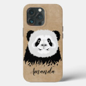 Panda Bear Case-Mate iPhone Case (Rückseite)