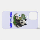 Panda Bear Case-Mate iPhone Hülle (Rückseite (Horizontal))