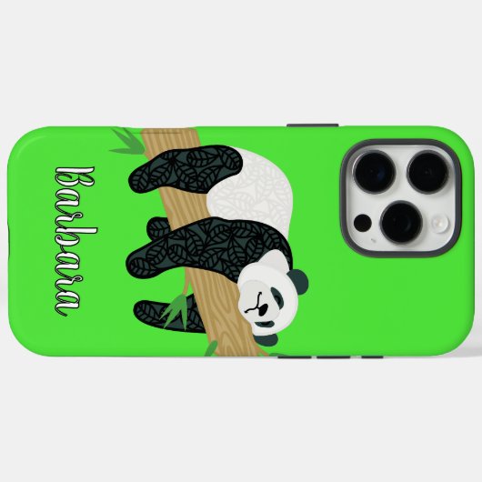 Panda Bear Case-Mate iPhone Hülle (Rückseite (Horizontal))