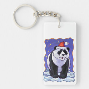 Panda Bear Christmas Schlüsselanhänger