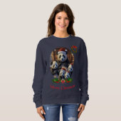 Panda Bear Christmas Sweatshirt (Vorne ganz)