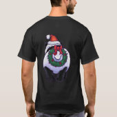 Panda Bear Christmas T-Shirt (Rückseite)