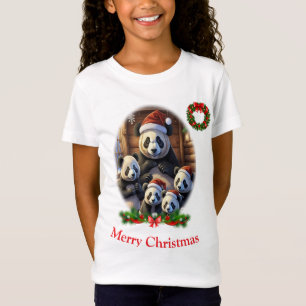Panda Bear Christmas T-Shirt