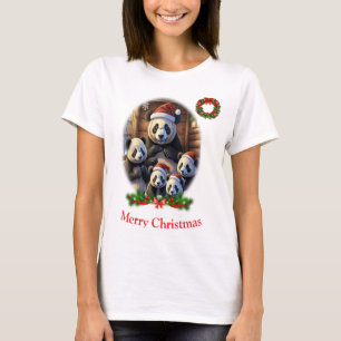Panda Bear Christmas T-Shirt