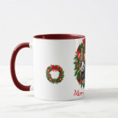 Panda Bear Christmas Tasse (Links)