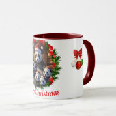Panda Bear Christmas Tasse (VorderseiteRechts)