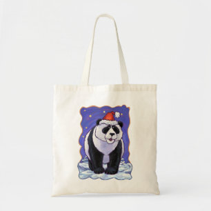 Panda Bear Christmas Tragetasche