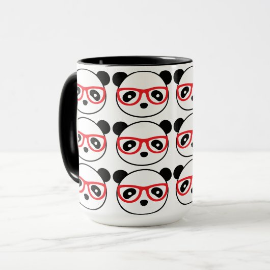Panda Bear Coffee Tasse (Vorderseite Links)