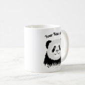 Panda Bear Coffee Tasse (VorderseiteRechts)