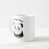 Panda Bear Coffee Tasse (Vorderseite Links)