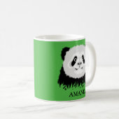 Panda Bear Coffee Tasse (VorderseiteRechts)