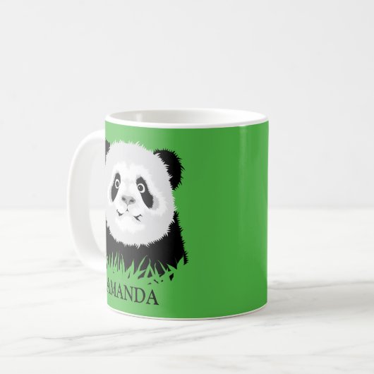 Panda Bear Coffee Tasse (Vorderseite Links)