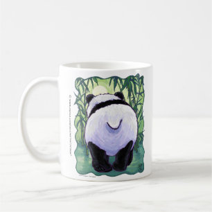 Panda Bear Coming and Going Coffee Tasse