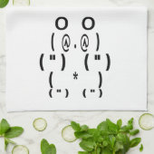 Panda Bear Computer Symbol Geschirrtuch (Gefaltet)